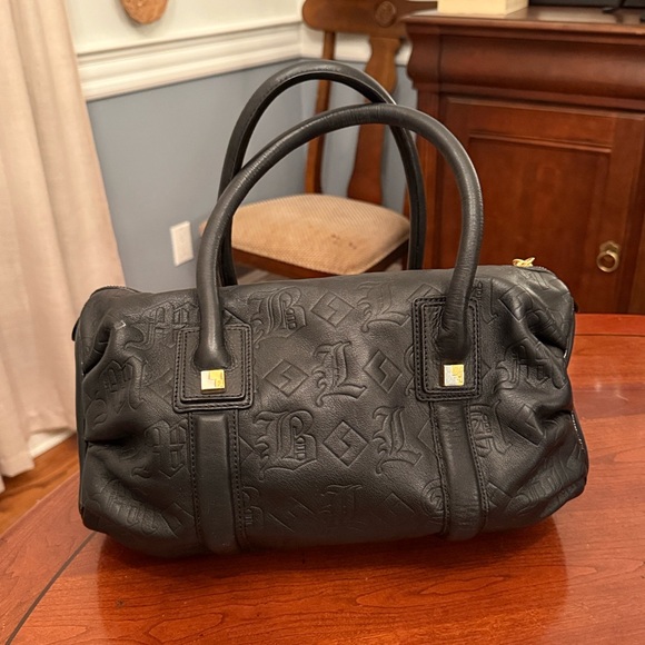 L.A.M.B. Music Fade-out Leather Satchel Handbag - Picture 4 of 12